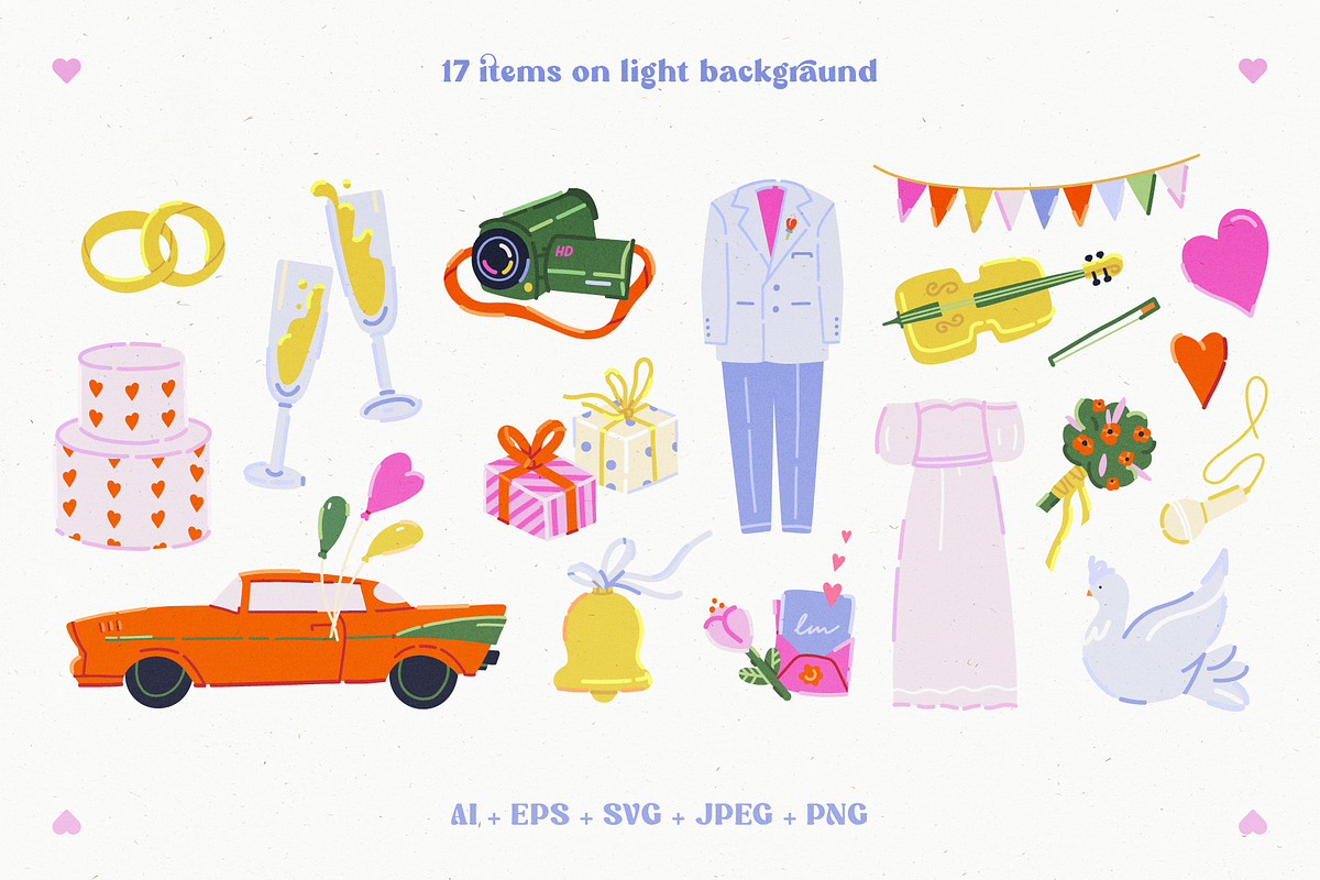 Wedding day decoration stuff, a Decorative Illustration by My.Ordinarty (Photo 2 of 7)