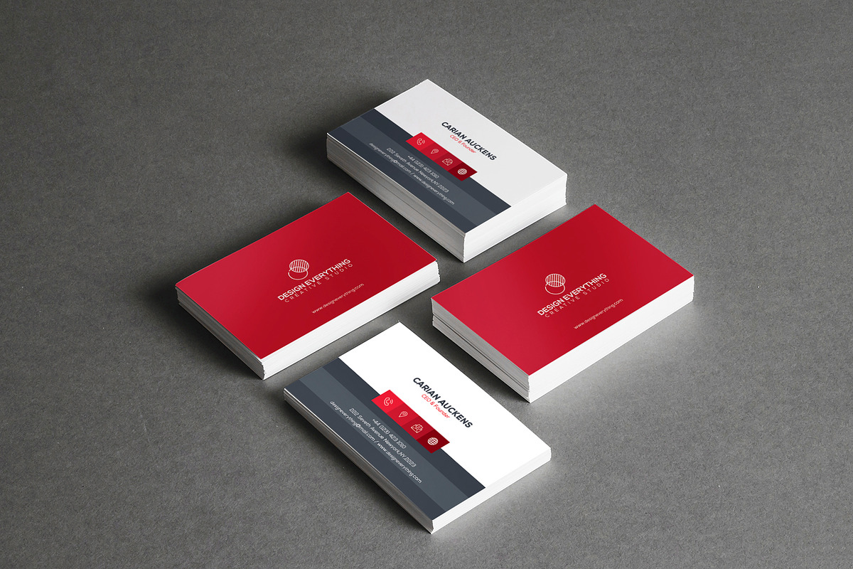 100 Business Card Template Bundle, a Business Card Template by Smashing_Studio (Photo 37 of 80)