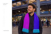 Soccer Scarf Mockup Set, a Merchandise Mockup by Country4k (Thumbnail 3 of 5)