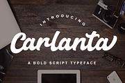 Carlanta Bold Script, a Script Font by Authentic Studio (Thumbnail 1 of 7)