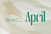 APRIL Abstract Painted Backgrounds, a Background Graphic by Aesthetic Eye (Thumbnail 1 of 13)