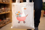 Spring Silly Goose Clipart, an Illustration by Designworld (Thumbnail 2 of 10)