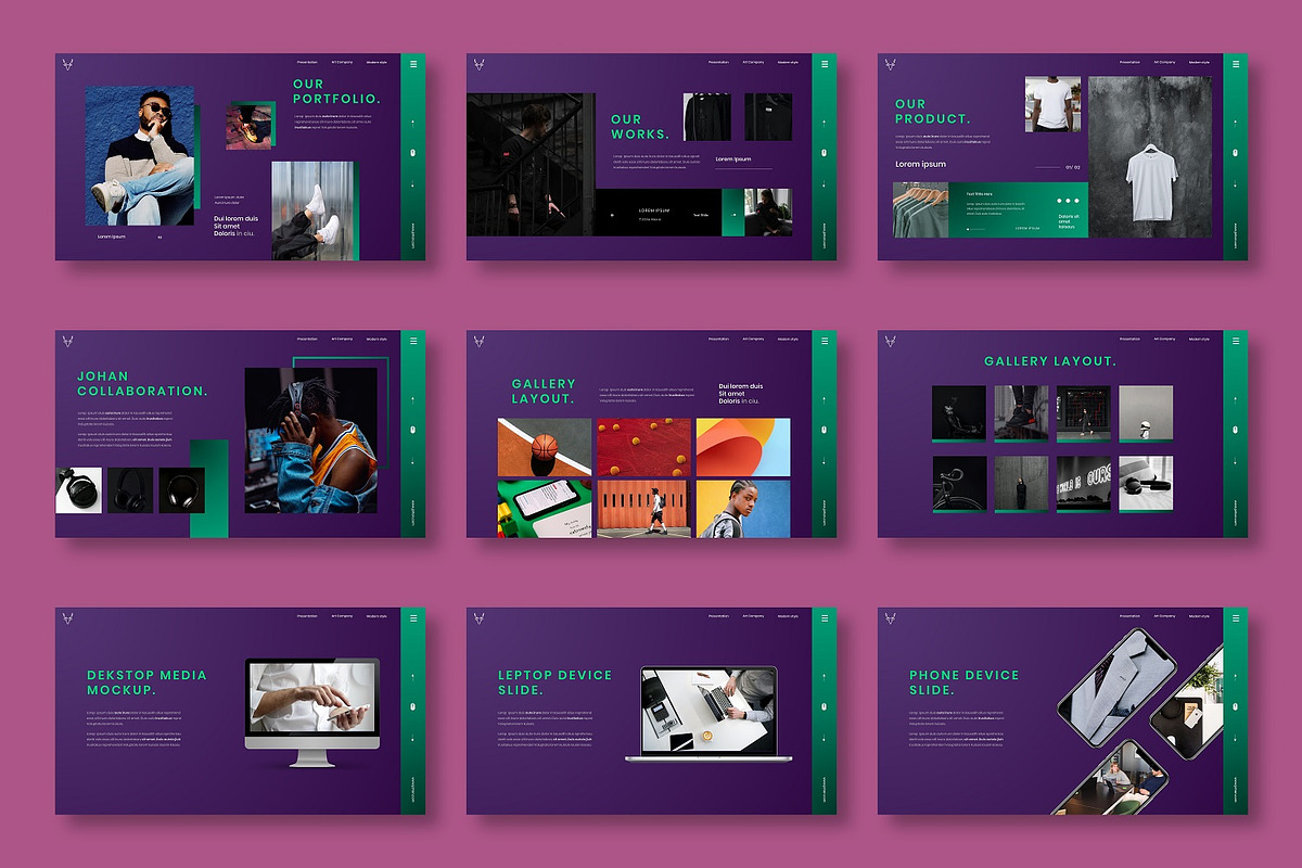 Johan – Business PowerPoint, a Presentation Template by Dens Creative Studio (Photo 4 of 6)
