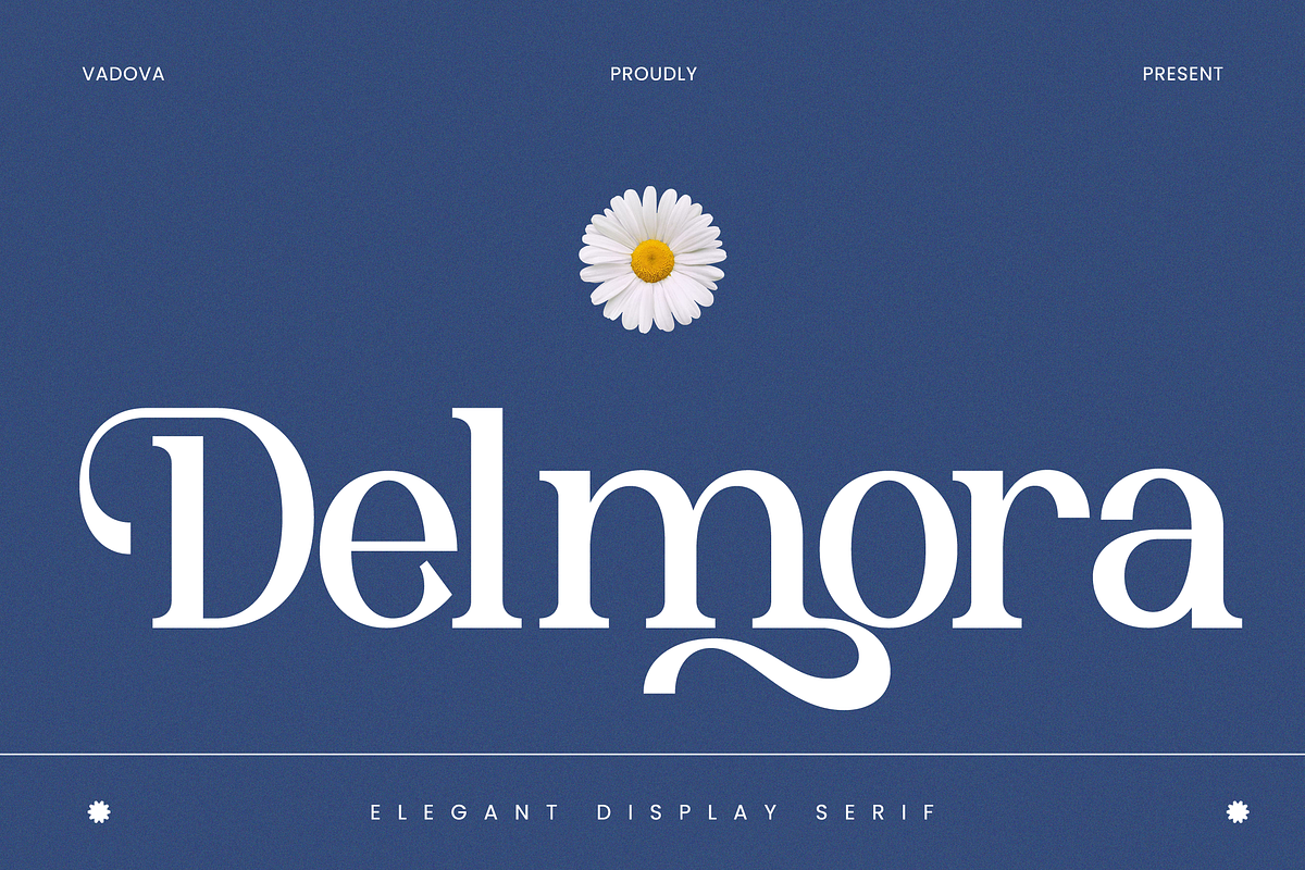 Delmora Elegant Display Serif Font, a Serif Font by Vadovastd (Photo 1 of 8)