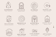 Line logos CANVA & AI, a Branding & Logo Template by Alisovna (Thumbnail 2 of 13)