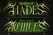 Arimels - Tribal Display Font, a Serif Font by Artisan Themes (Thumbnail 4 of 12)
