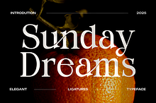 Sunday Dreams Serif Font