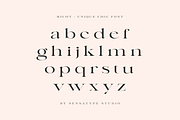Richy - Unique Chic Font, a Serif Font by Sensatype (Thumbnail 12 of 21)