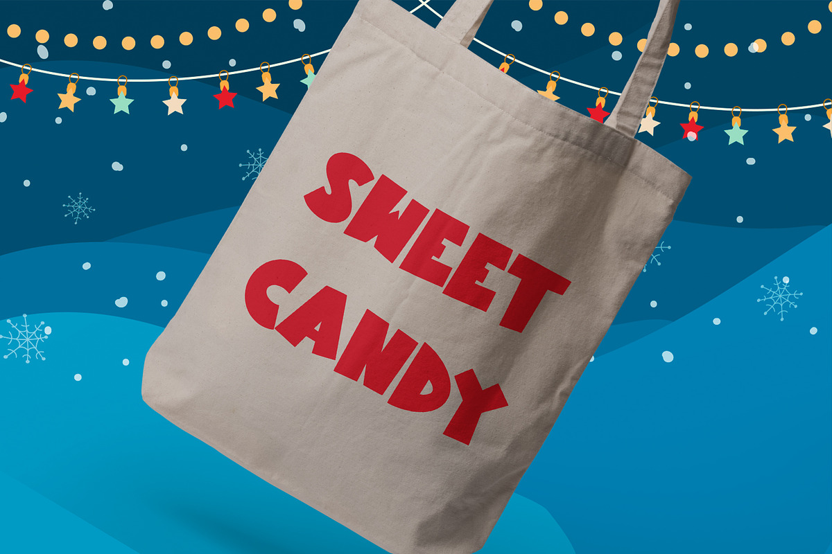 Santa On Duty, a Sans Serif Font by HATFSTUDIO (Photo 5 of 8)