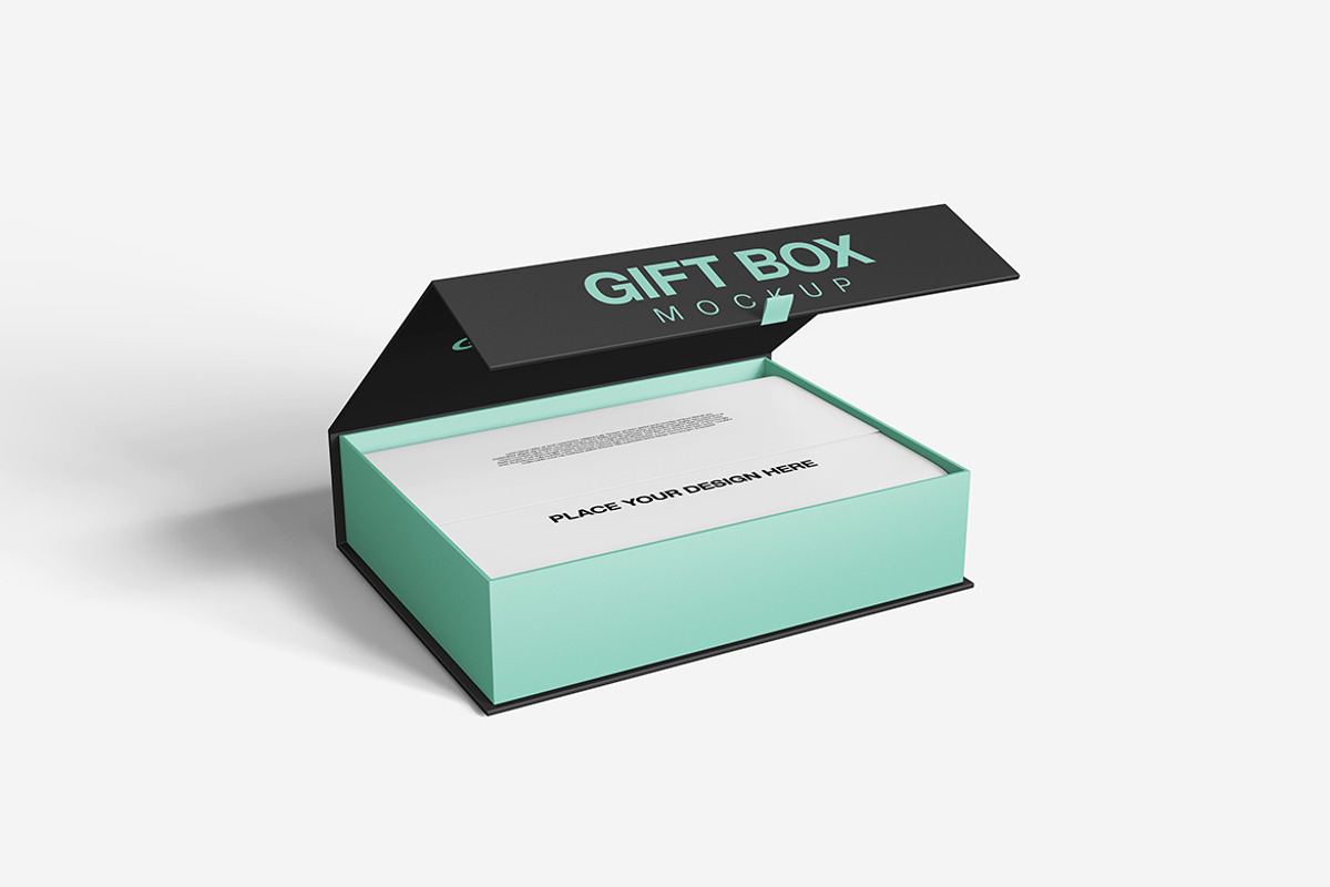 Gift Box Mockup, a Product Mockup by bimockup (Photo 3 of 6)