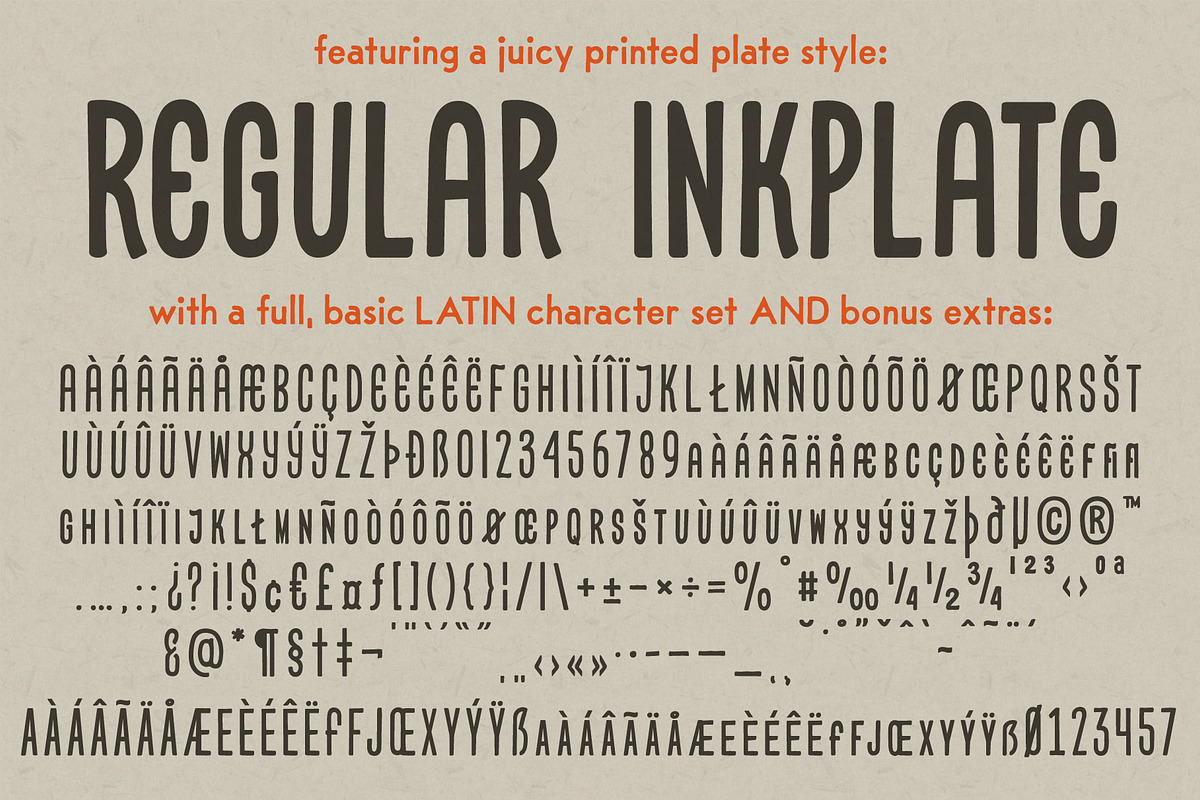 Cornhusker Regular | Condensed Font preview 2
