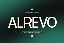 Alrevo - Modern Sans Serif Font