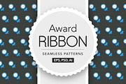 Award Ribbon Seamless Pattern, a Pattern Graphic by ToozDesign (Thumbnail 1 of 10)