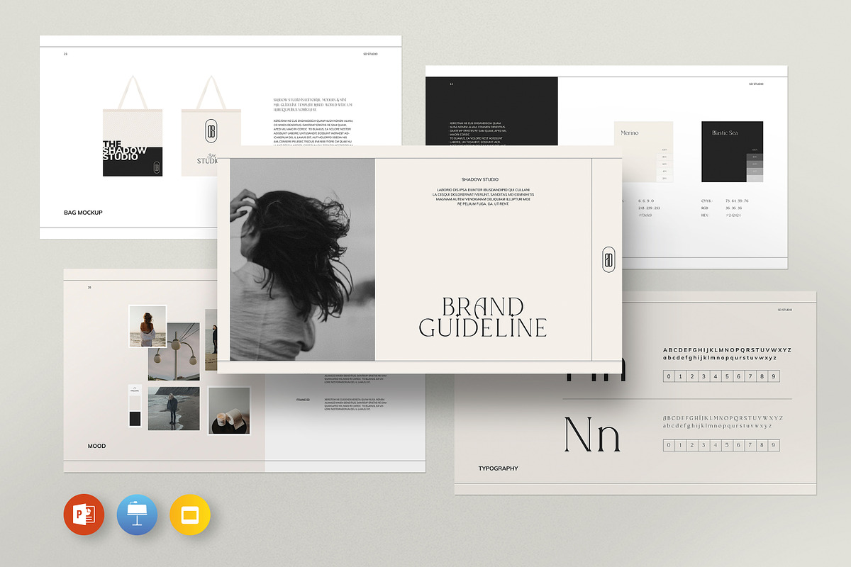Brand Guideline Presentation, a Presentation Template by evgenystudio (Photo 1 of 11)