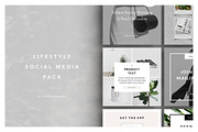 Lifestyle Social Media Pack, a Social Media Template by Studio Standard (Thumbnail 1 of 7)