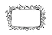Rustic Floral Frame SVG Bundle, an Illustration by jahid234 (Thumbnail 29 of 31)