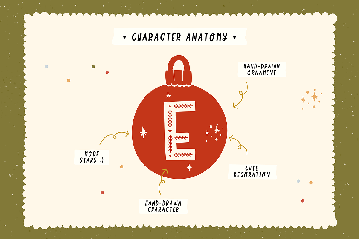 DEAR XMAS, a Font by Maria Feliz Fonts (Photo 6 of 11)