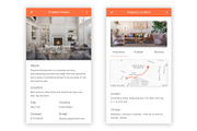 Real Estate & Property Adobe XD App, an UI Kit Template by themelove (Thumbnail 5 of 16)
