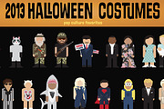 2013 Halloween Pop Culture Costumes, an Illustration by Lemonly (Thumbnail 1 of 2)