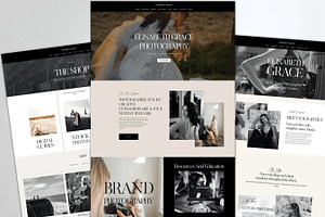 Photography Squarespace Template