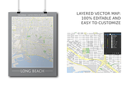 Long Beach Street Map - City Map, an Education Illustration by Cartorical (Thumbnail 2 of 3)