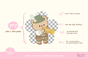 Bear Bavarian Biergarten Clipart, an Animal Illustration by Blumensdiary (Thumbnail 3 of 6)