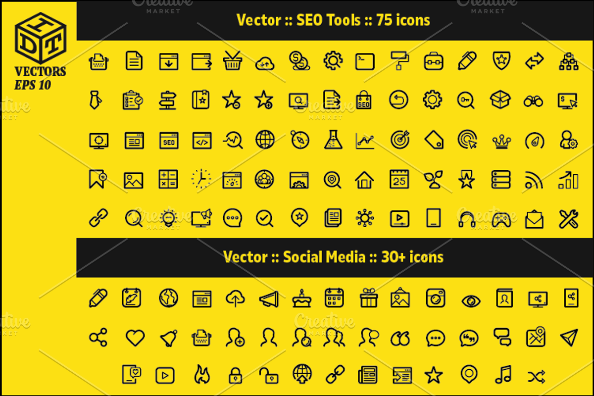2600+ Vector Icons Pack | Part6 preview 4