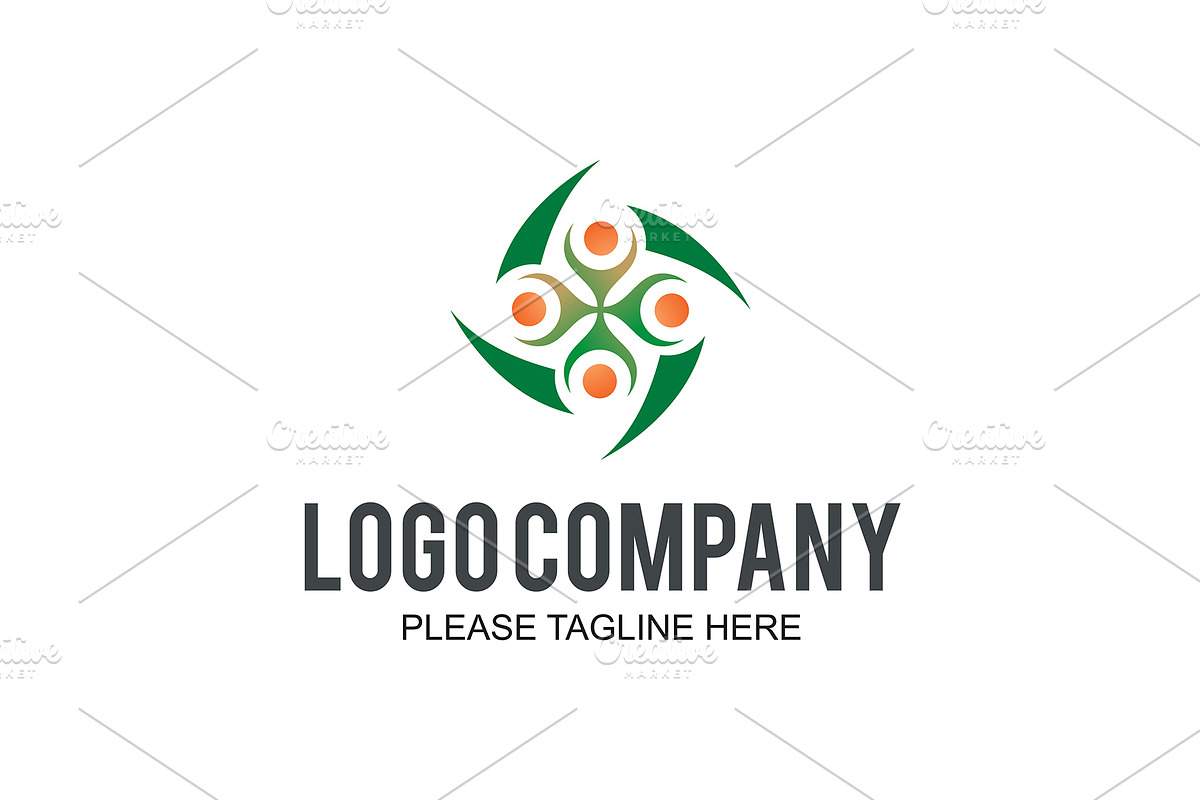 20 Logo Connecting Templates Bundle, a Branding & Logo Template by Friendesigns (Photo 7 of 21)