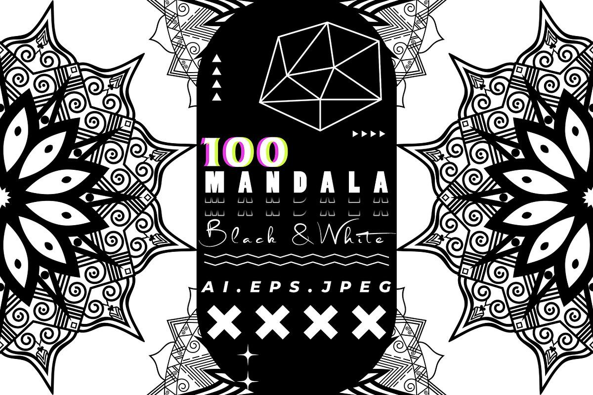 Premium Mandala Illustration Pack, a Decorative Illustration by NJ Himel (Photo 1 of 101)