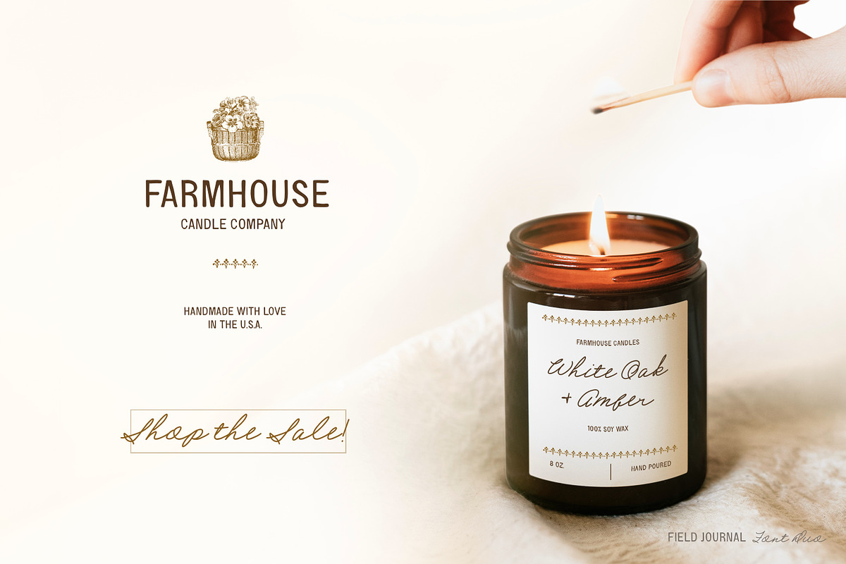 Field Journal Handwritten Font Duo, a Handwritten Font by Eclectic Anthology (Photo 7 of 11)