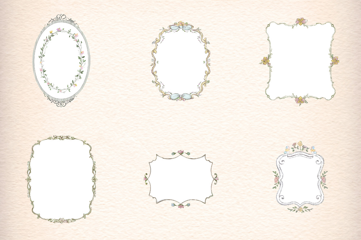 Whimsical Frames Clipart, an Illustration by Digital Artistic99 (Photo 4 of 11)