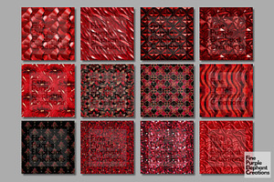 Red Glam Luxury Glitter Art Deco HD