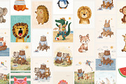 Kids Art Prints 100 Bundle, a Background Graphic by Tomasz Ganclerz (Thumbnail 7 of 8)