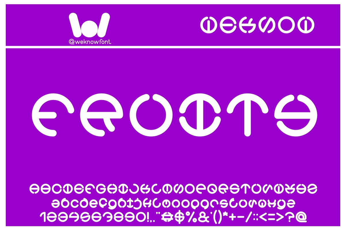 the world, a Font by weknow (Photo 4 of 5)