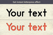 Vintage Letterpress Illustrator Kit, a Layer Style Add-On by Vector Galore (Thumbnail 2 of 5)