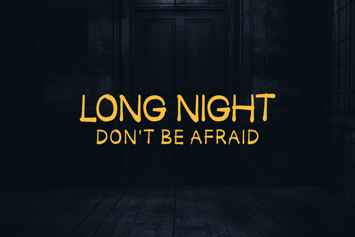 Ghostor - Display Font, a Script Font by Ary_ngeblur (Photo 3 of 5)
