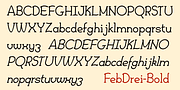 FebDrei, a Handwritten Font by Ingrimayne Type (Thumbnail 5 of 6)