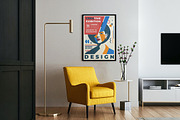 Retro Pop Art Abstract Posters Set, a Wallpaper Graphic by Creative Graphics (Thumbnail 2 of 4)