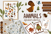 Animals alphabet collection, an Animal Illustration by owlasya (Thumbnail 1 of 12)