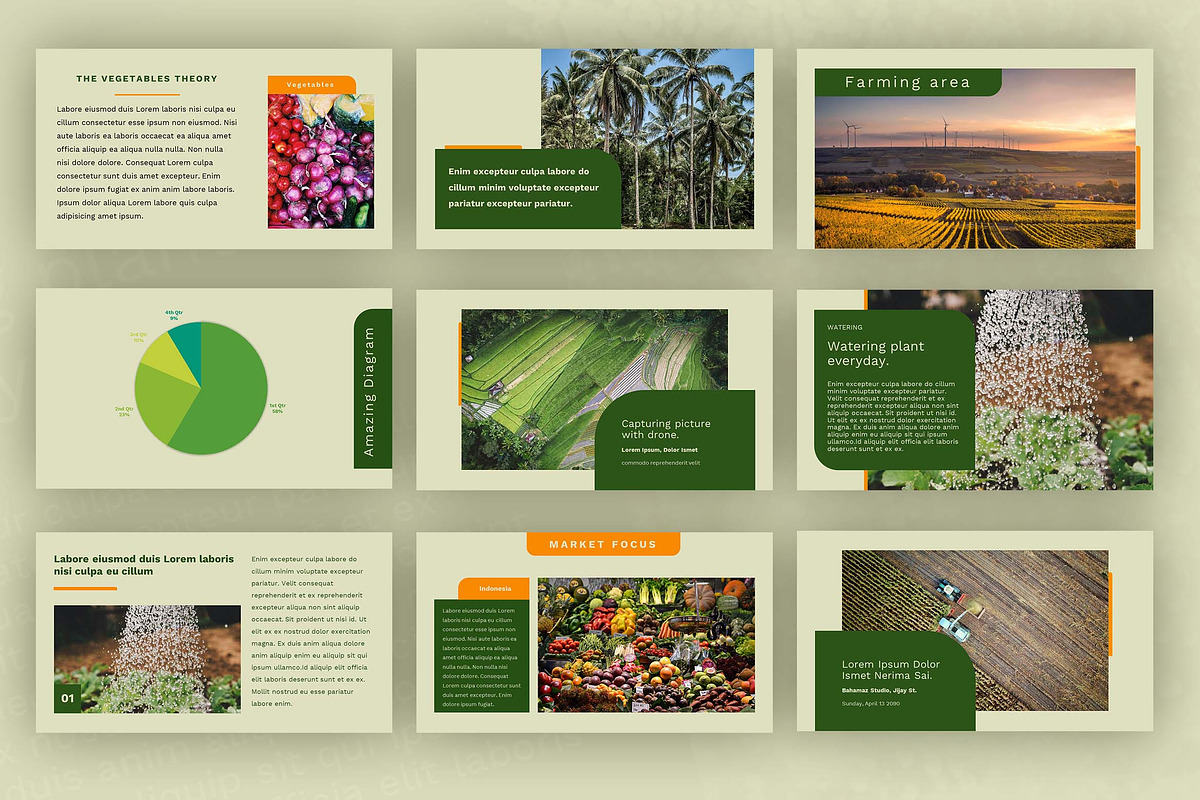 Google Slide - Agrogreen Plantation, a Presentation Template by Yolk Vibes (Photo 6 of 9)