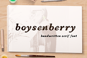 Boysenberry, a Serif Font by Et Alia Creations (Thumbnail 1 of 2)