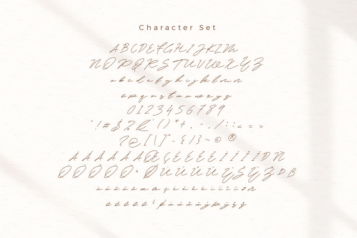 Bellagio Signature Font Duo, a Serif Font by Aqeel_Art (Photo 8 of 10)