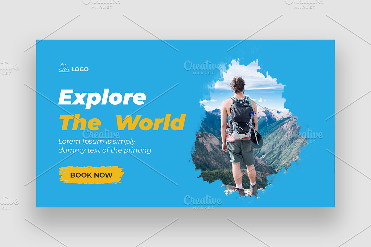 Travel Youtube Thumbnail Bundle, a Social Media Template by Shahjahangdb1 (Photo 17 of 21)