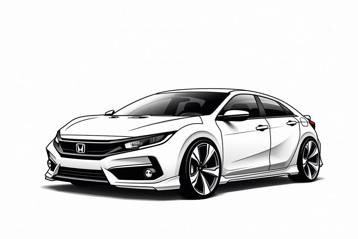 Modern Sports Car Silhouette Bundle, an Illustration by hafijul (Photo 4 of 7)