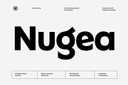 Nugea - Geometric Font Family, a Sans Serif Font by Yukita Creative (Thumbnail 1 of 10)