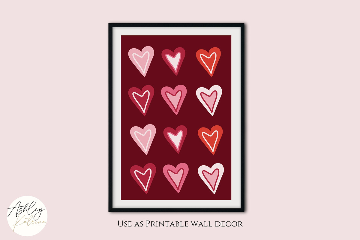 56 Romantic Folk Art Cliparts, an Object Graphic by Ashley Katrina (Photo 12 of 14)