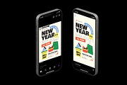 Playful New Year Sale Flyer, a Flyer Template by Neermana (Thumbnail 4 of 4)