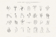 Logo Elements Feminine, a Work Illustration by Michèle Kae (Thumbnail 1 of 5)