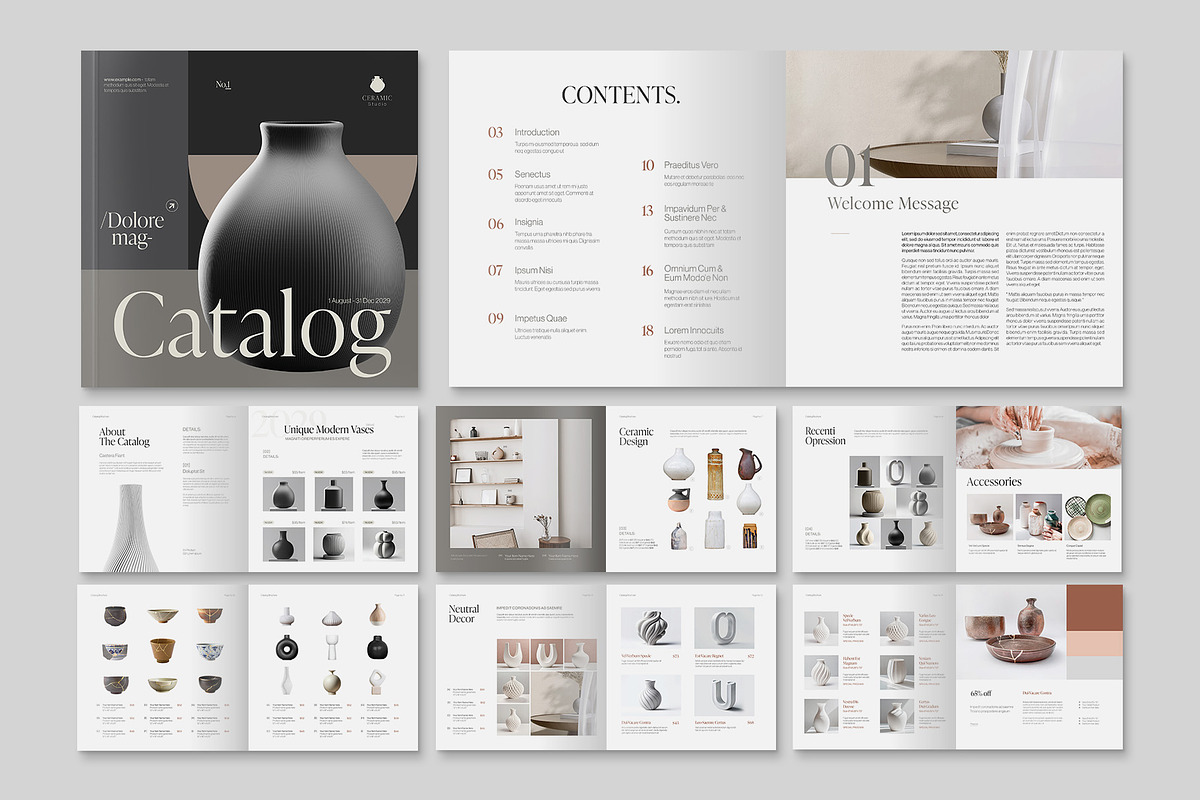 Square Catalog Brochure Template, a Brochure Template by BrandPacks (Photo 5 of 5)