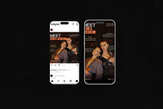 Black & Orange Social Media Template, a Social Media Template by My Template Studio (Thumbnail 6 of 19)